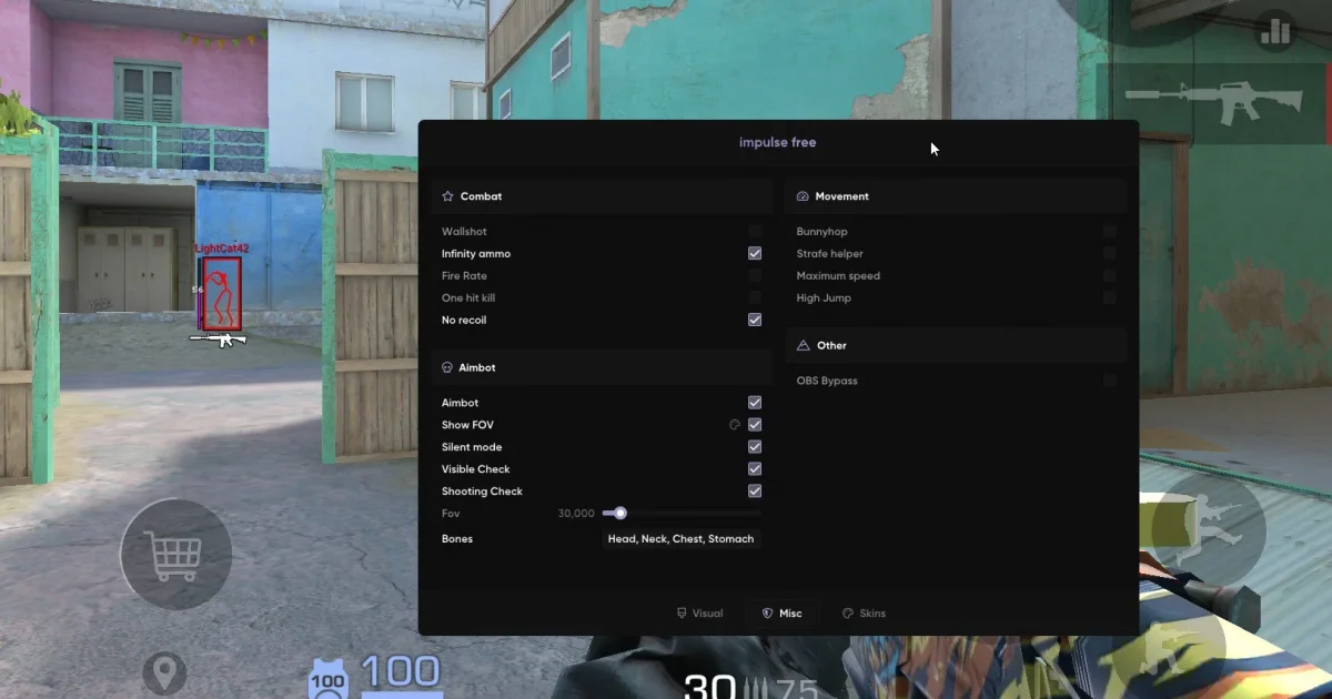 Чит Impulse для Standoff 2 0.39.0 на ПК (BlueStacks 5) — Aimbot, Wallhack, Wallshot